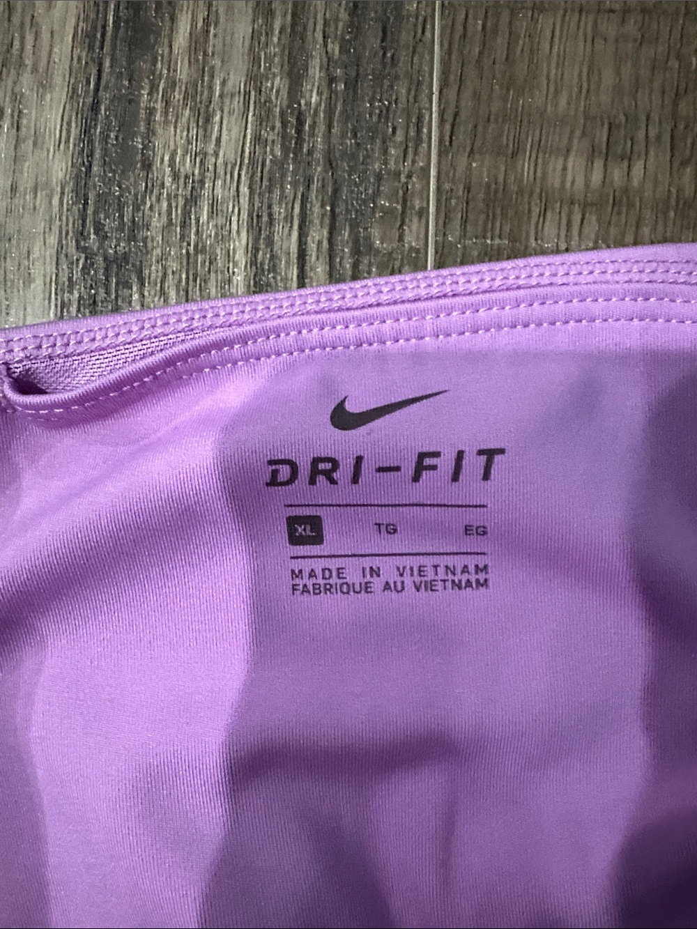 Nike Purple Athletic Leggings - Picture 3 of 3